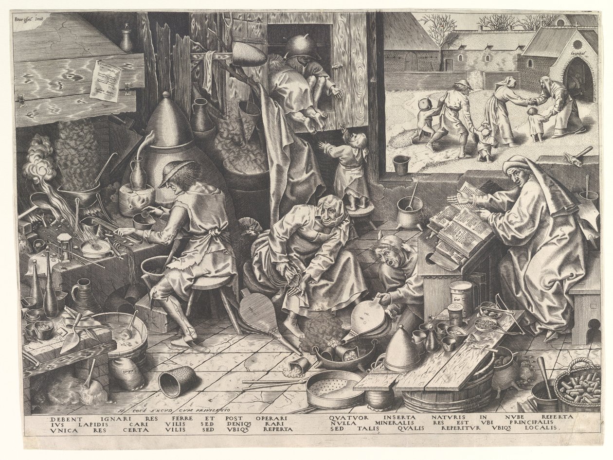 Der Alchemist von Philip Galle
