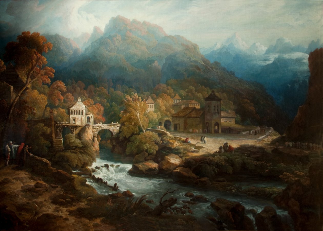 Die Berge von Vietri von Philip Reinagle