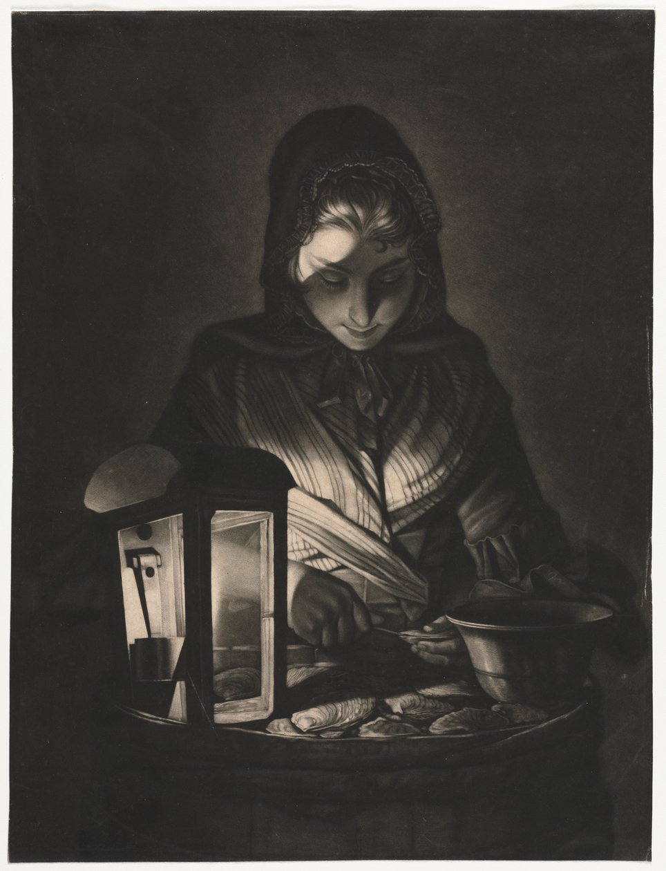Die Austernfrau von Philip Dawe