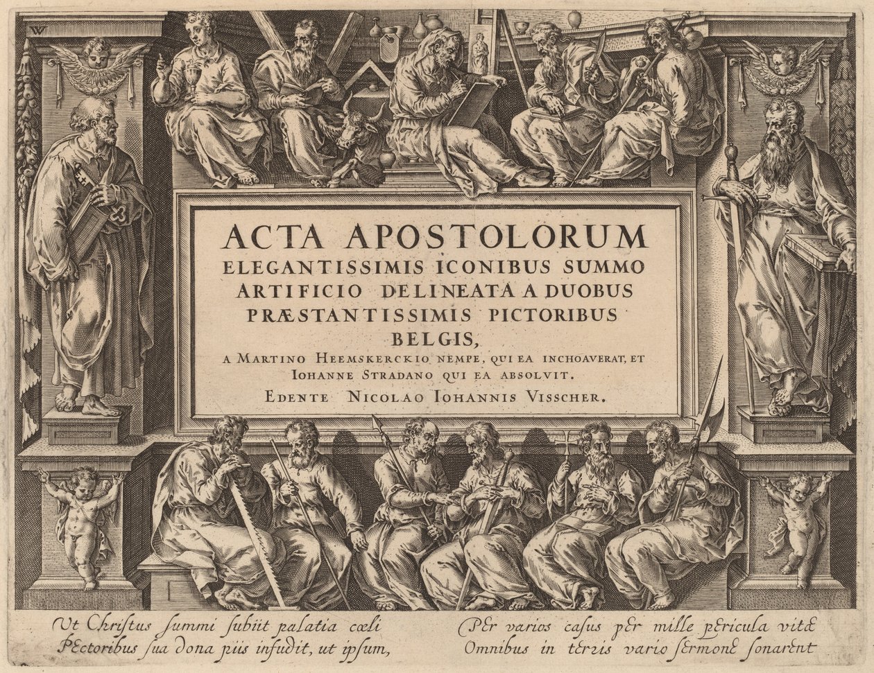Titelseite von Philip Galle after Maerten van Heemskerck after Jan van der Straet