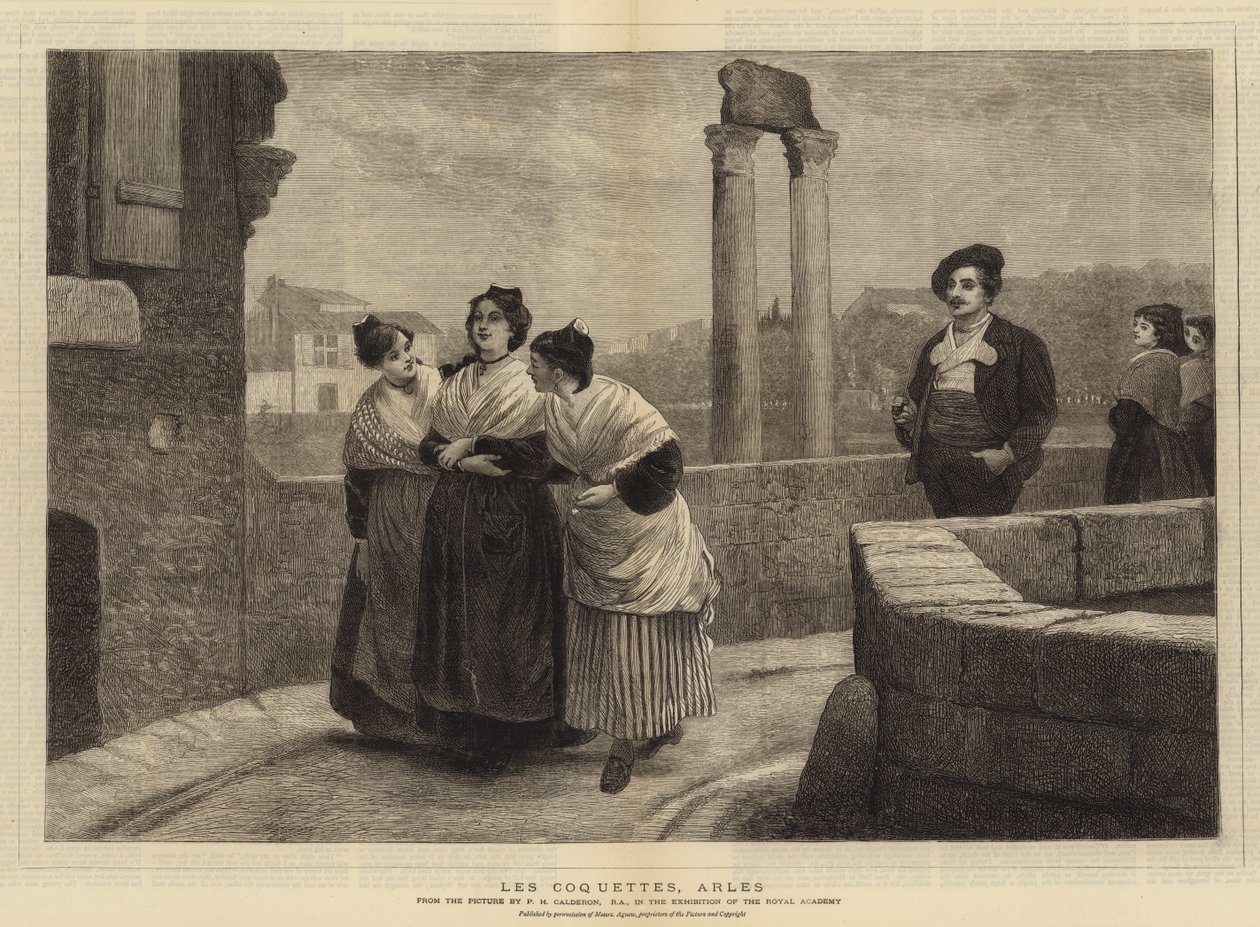 Les Coquettes, Arles von Philip Hermogenes Calderon