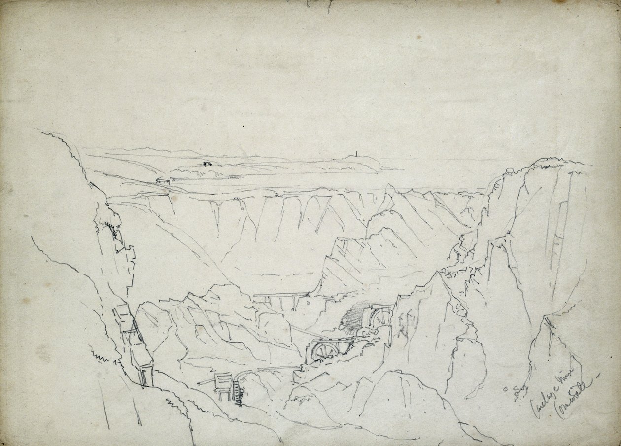 Carclase Mine Cornwall von Philip Mitchell
