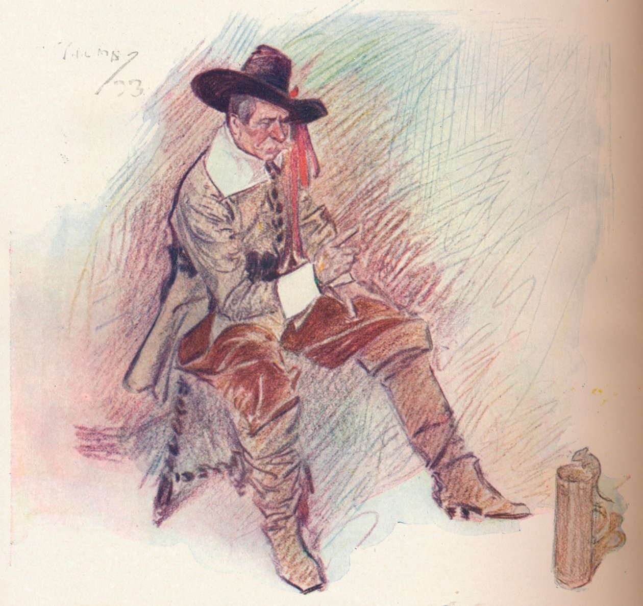 Der Eindringling, ca. 1899, 1903 von Philip William May