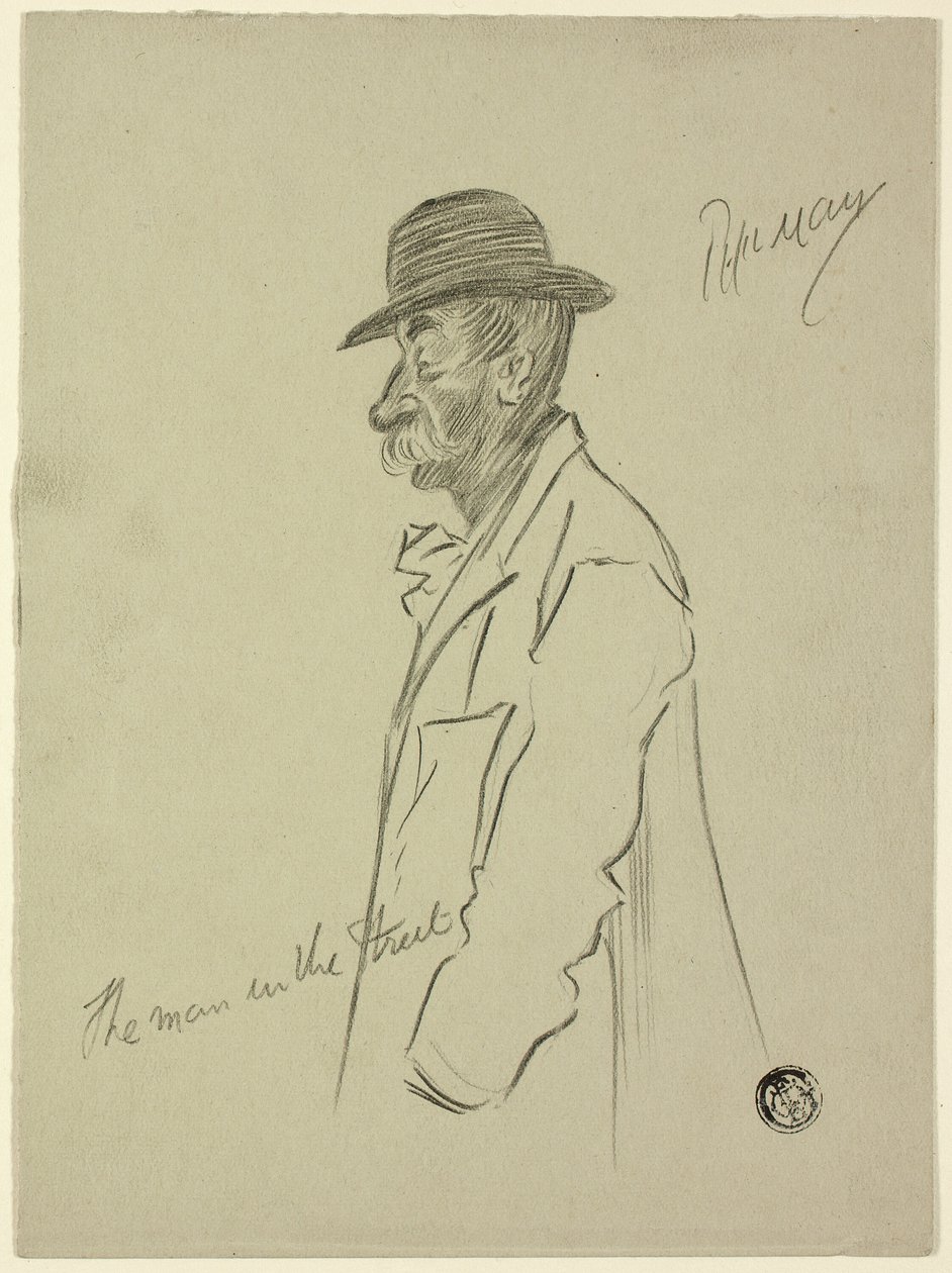 Der Mann auf der Straße von Philip William May