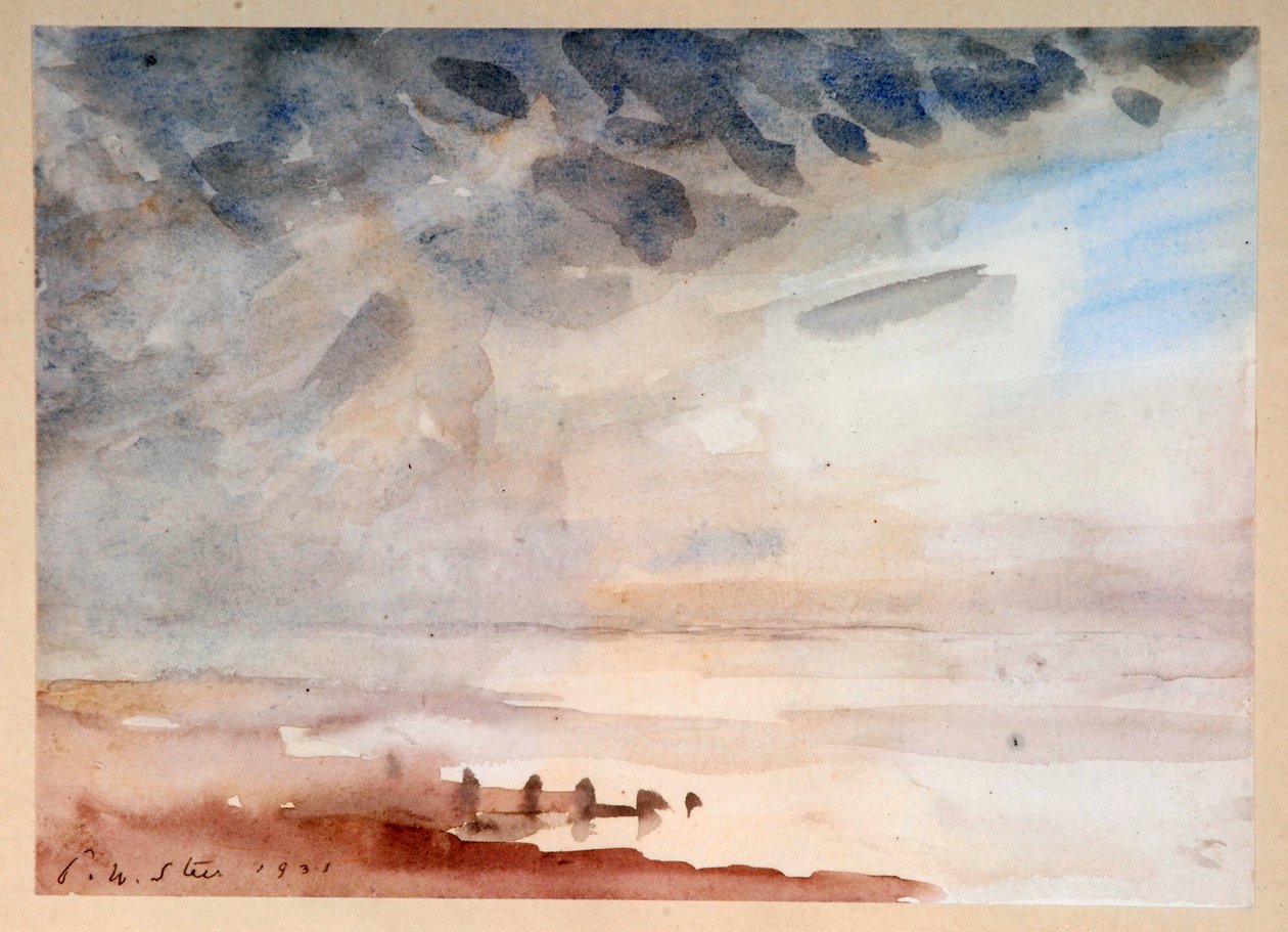Bewölkter Tag, Whitstable von Philip Wilson Steer