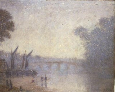 Richmond Bridge in Richmond, Surrey von Philip Wilson Steer