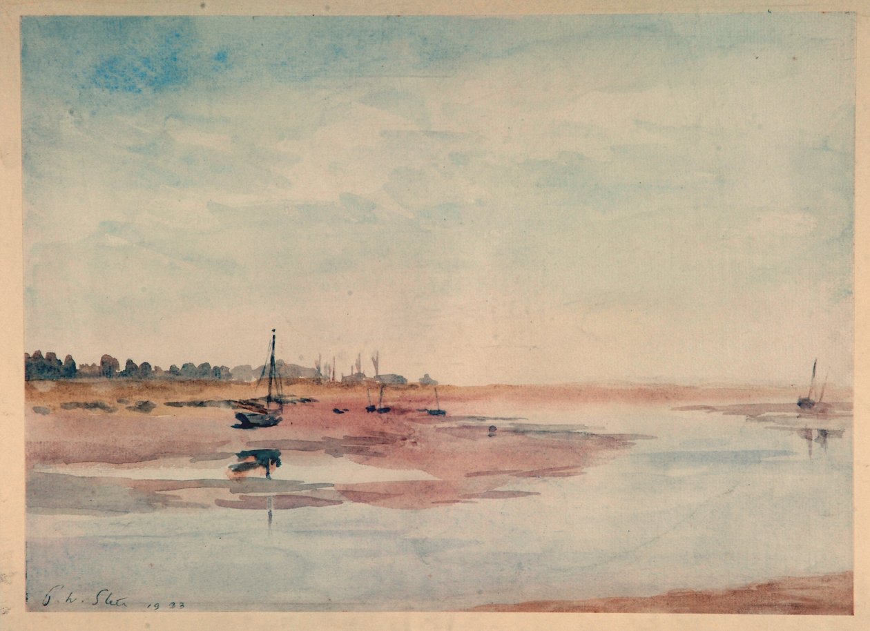 Gestrandete Fischerboote, Maldon von Philip Wilson Steer