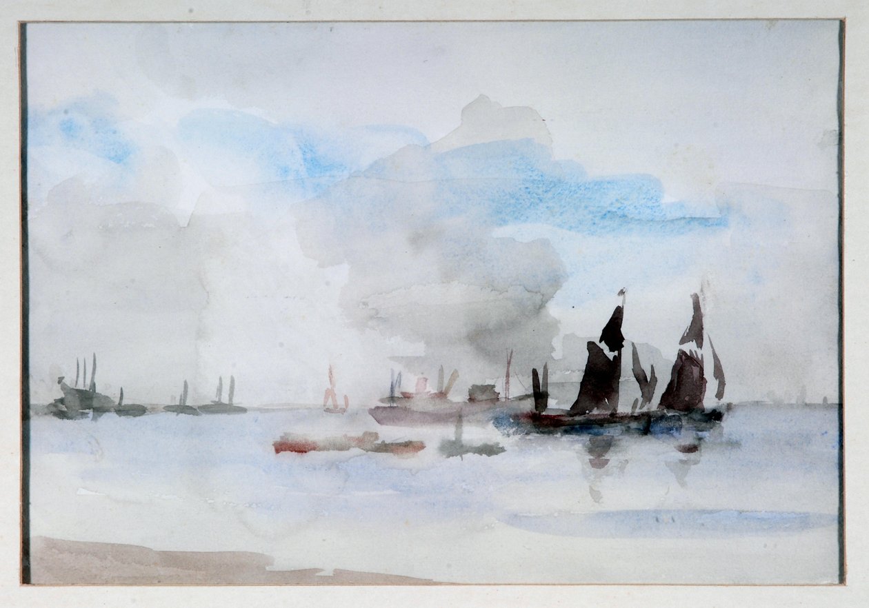 Thames Barges, Greenhithe von Philip Wilson Steer