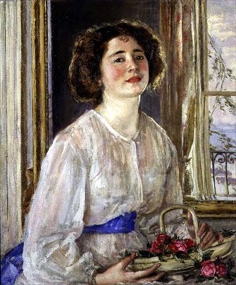 Die blaue Schärpe von Philip Wilson Steer