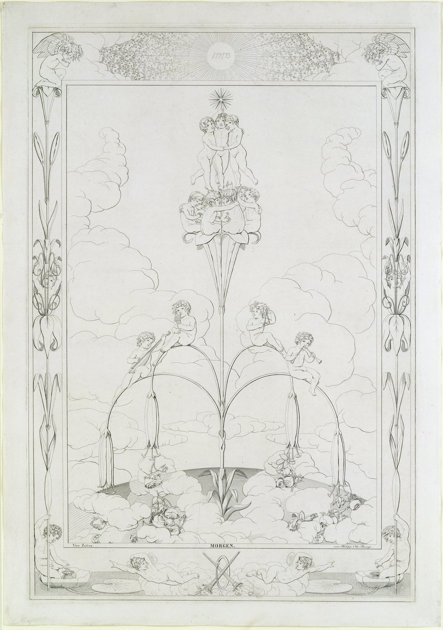 Morgen, 1805 von Philipp Otto Runge