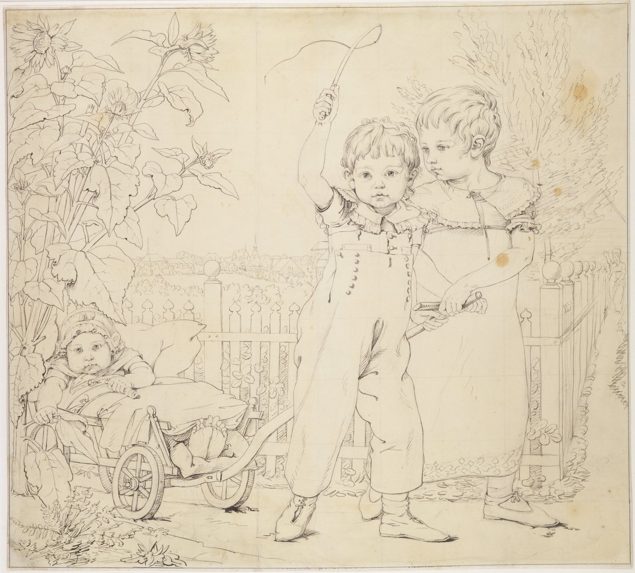 Die Hulsenbeck-Kinder, 1805-6 von Philipp Otto Runge