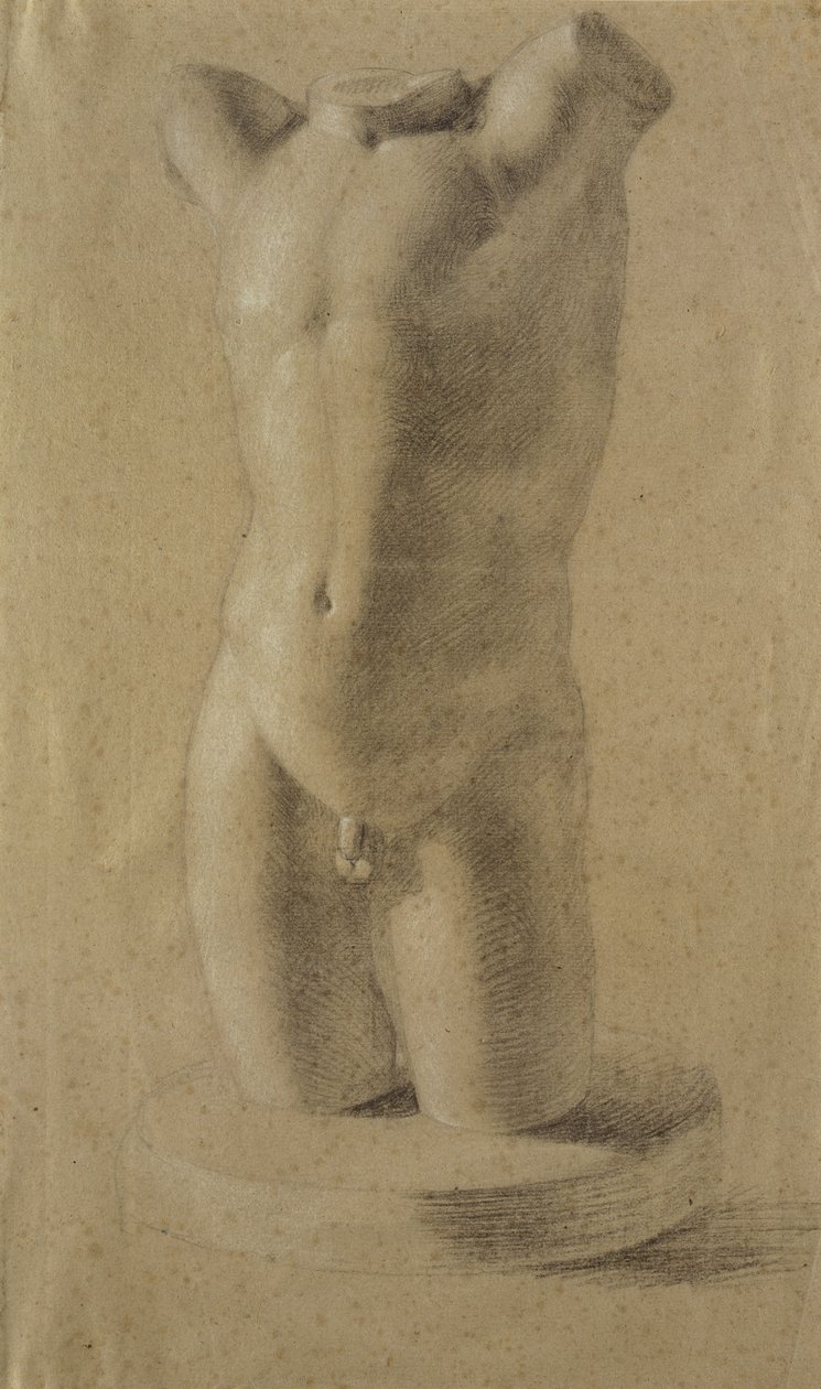 Torso eines jungen Mannes auf rundem Sockel, 1800 von Philipp Otto Runge