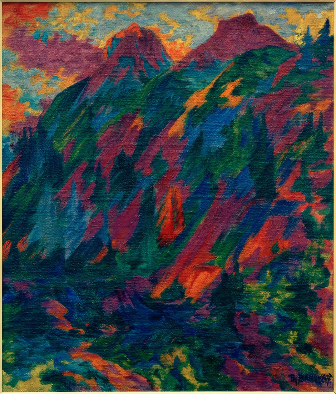 Abend im Gebirge von Philipp Bauknecht