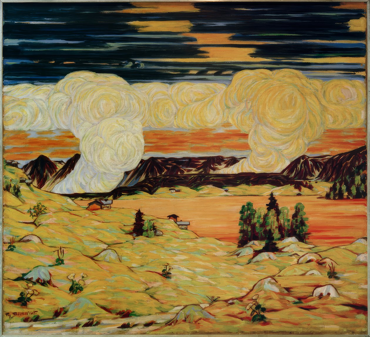 Landschaft Davosersee von Philipp Bauknecht