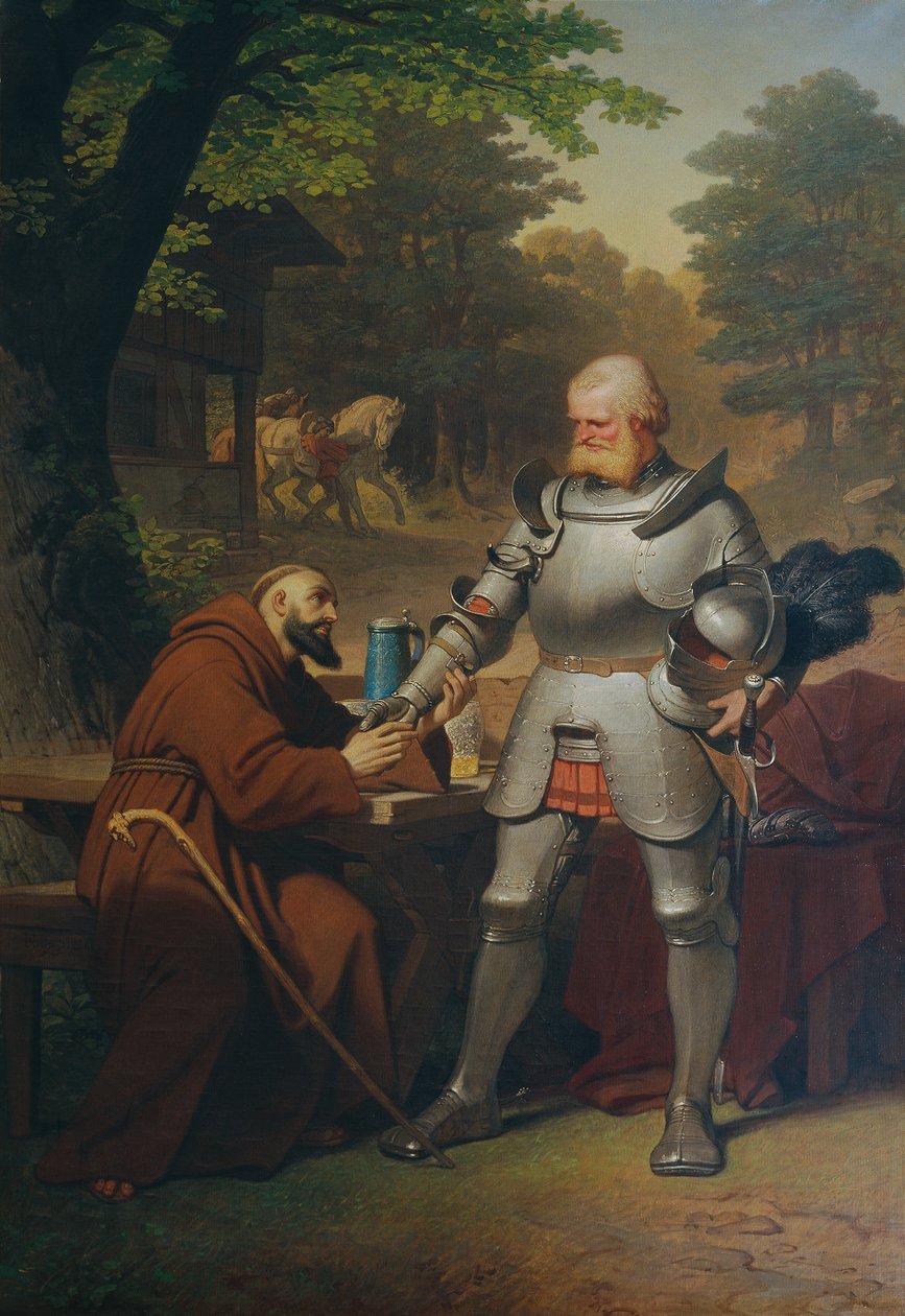 Szene aus Goethes "Götz von Berlichingen" von Philipp Foltz