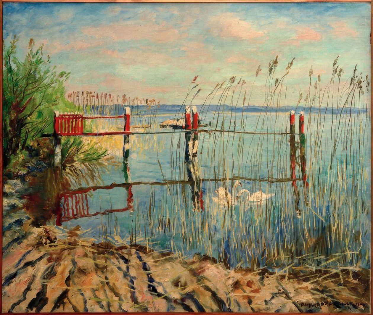 Badesteg am Jungfernsee von Philipp Franck