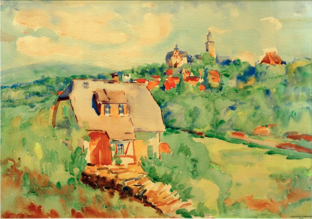 Blick auf Kronberg von Philipp Franck