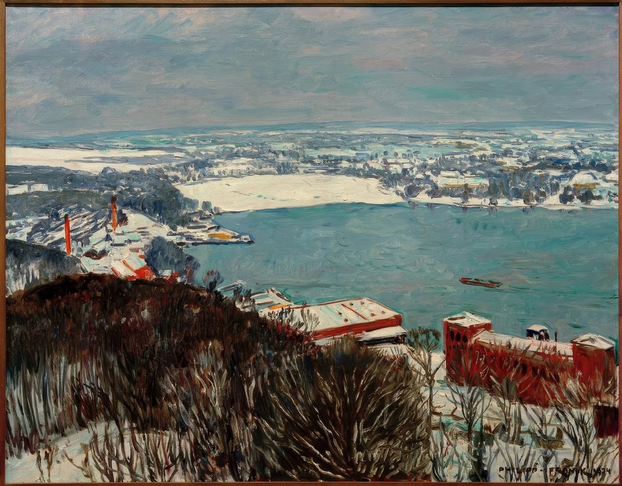 Blick auf den Tornow von Philipp Franck