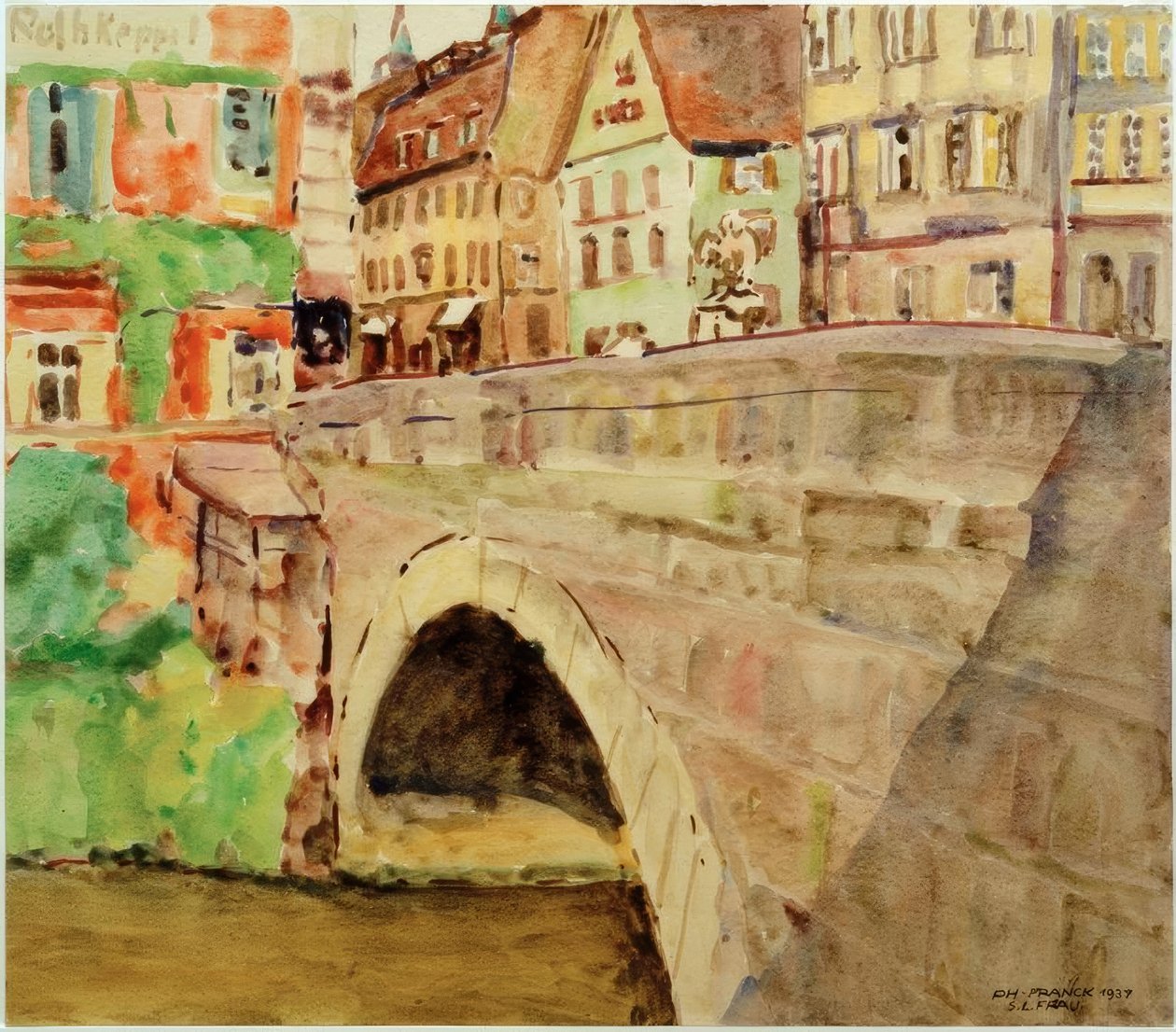 Brücke in Bamberg von Philipp Franck