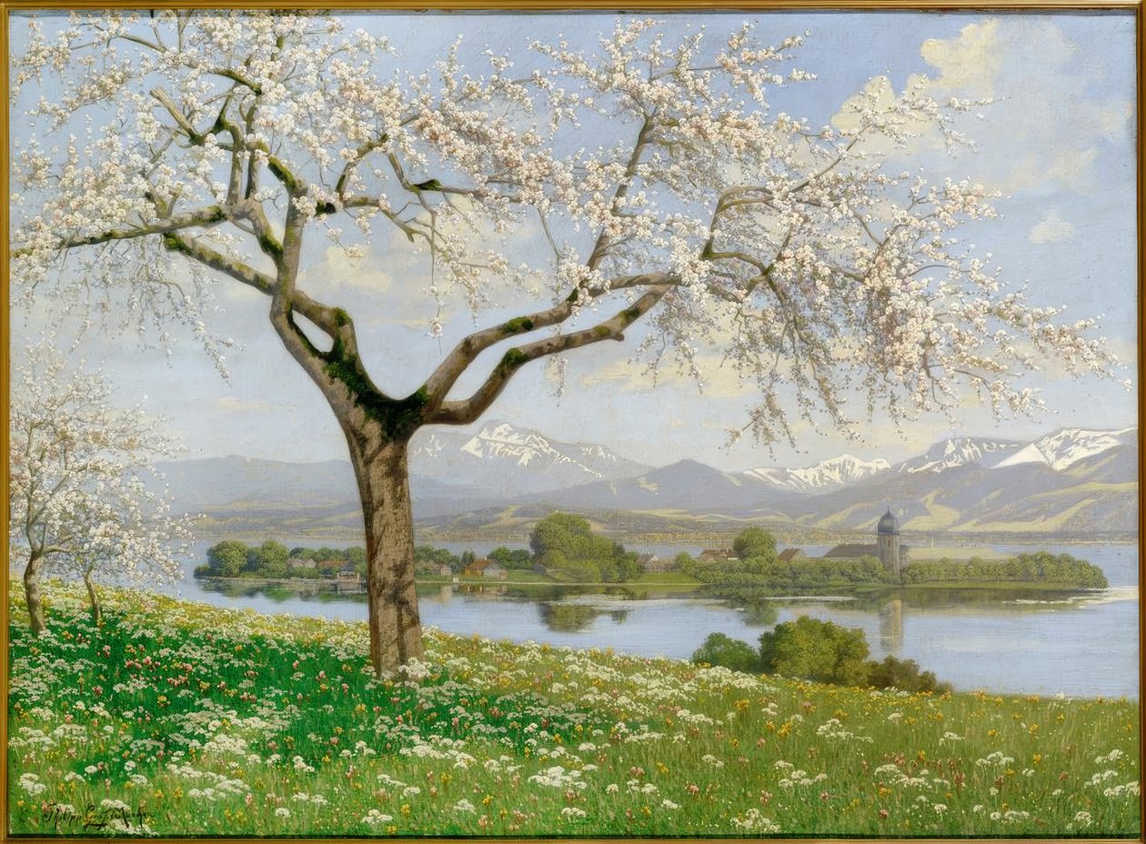 Bayerische Frühlingslandschaft von Philipp Graf