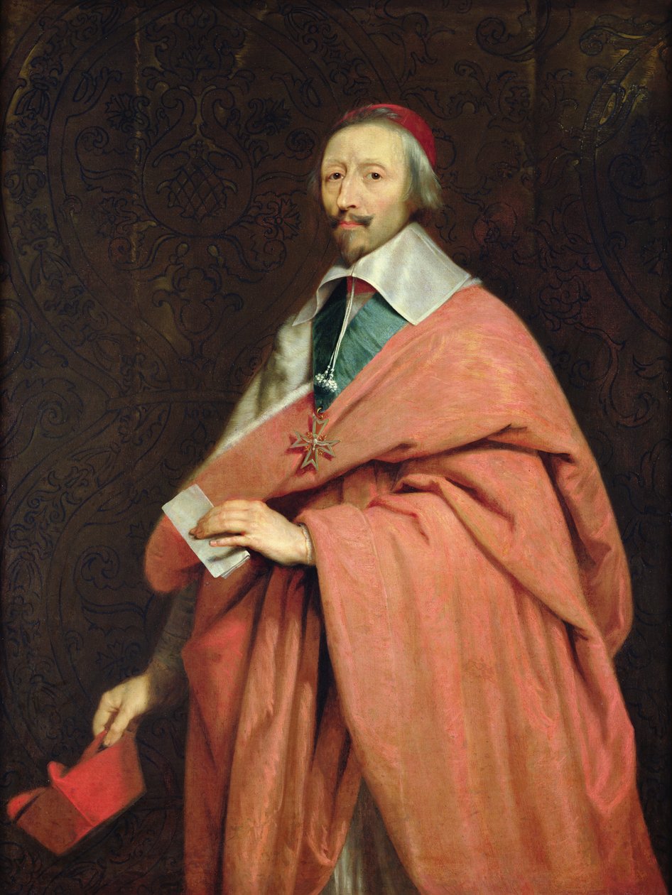 Kardinal Richelieu (1585-1642), ca. 1639 von Philippe de Champaigne