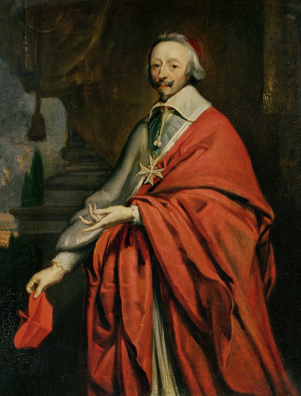 Porträt von Kardinal de Richelieu von Philippe de Champaigne