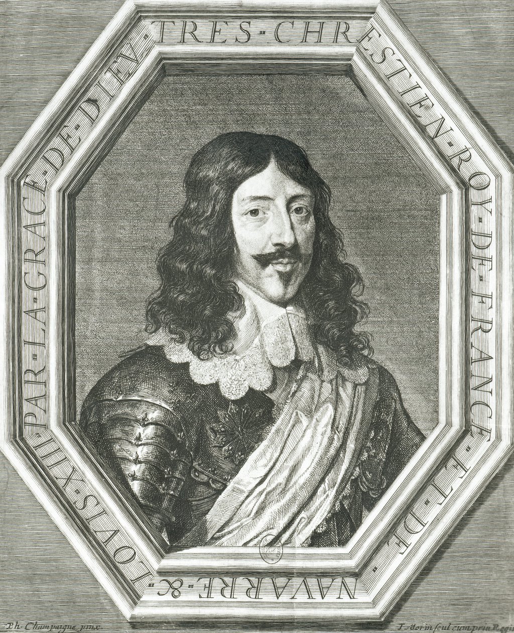 Porträt von Ludwig XIII (1601-43) von Philippe de Champaigne