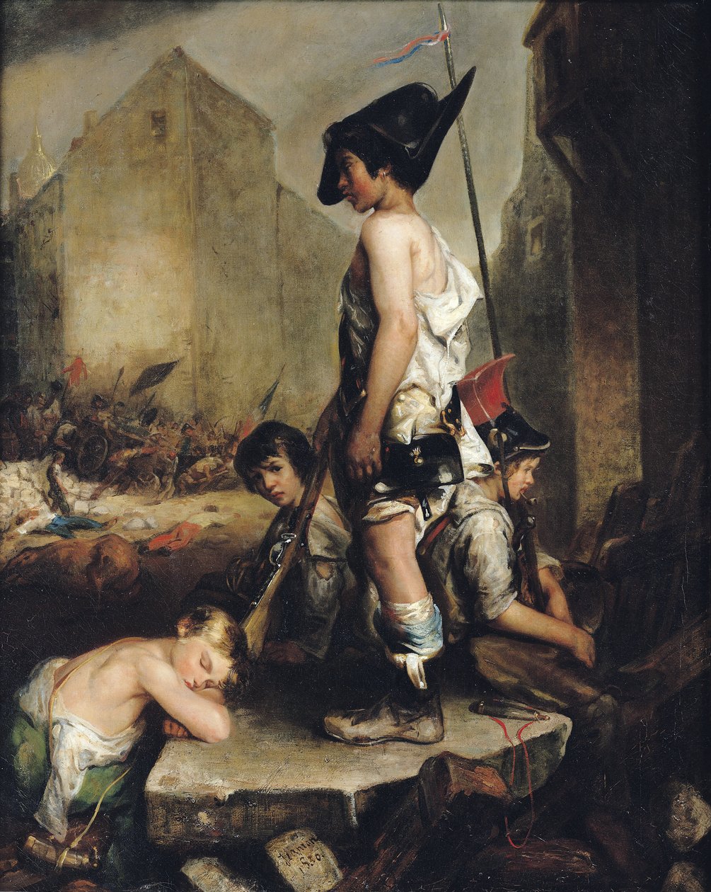 Die kleinen Patrioten, 1830 von Philippe Auguste Jeanron