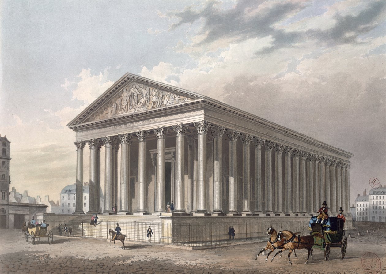 Außenansicht der Madeleine, Paris von Philippe Benoist