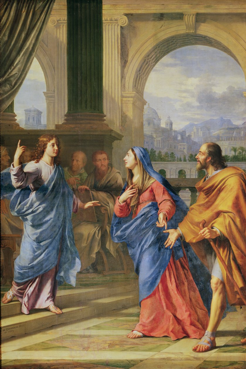 Jesus unter den Doktoren, 1663 von Philippe de Champaigne