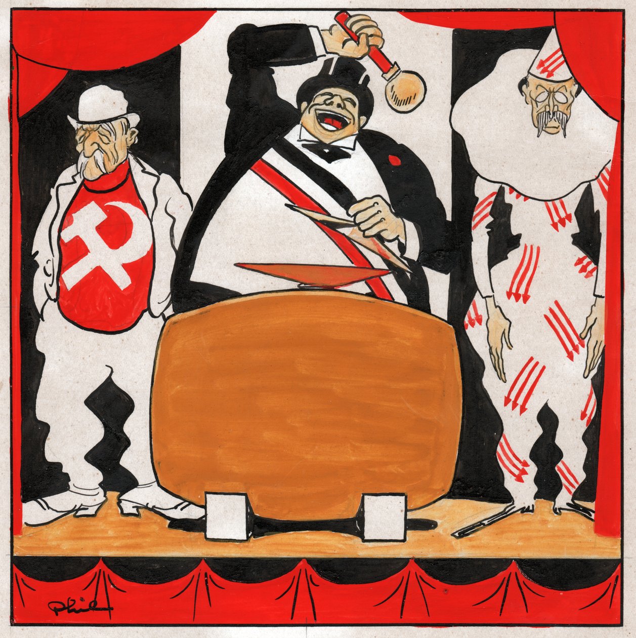 Leon Blum. 1930-1936 von Philippe (1905 1940) Larquier