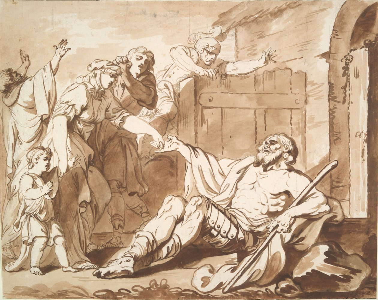 Der blinde Belisarius von Philippe Louis Parizeau