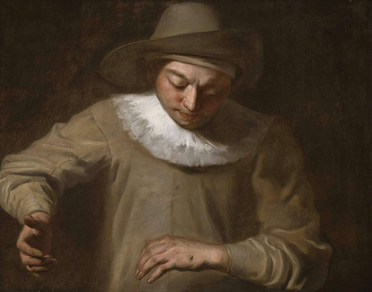 Pierrot fängt eine Fliege von Philippe Mercier