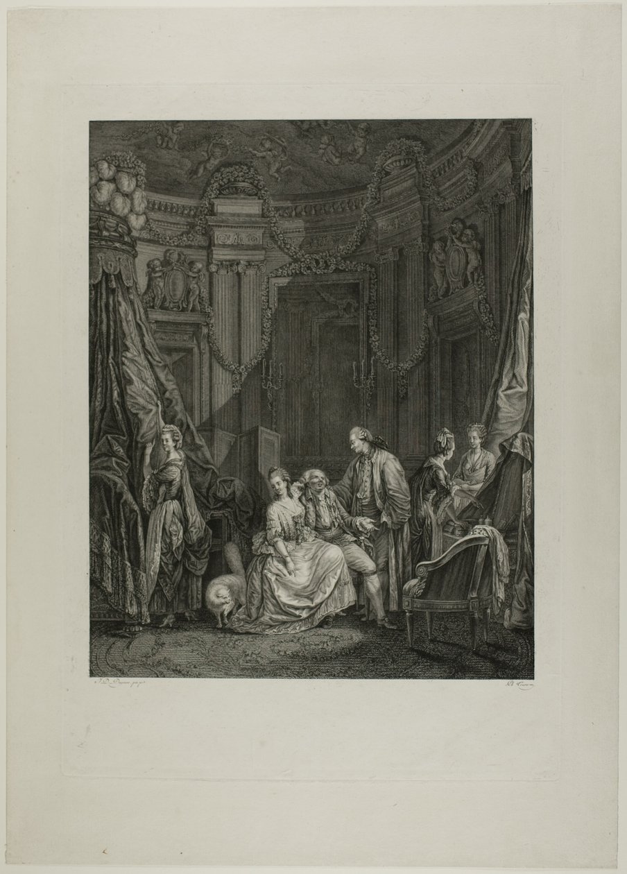 Das Aufstehen der Braut von Philippe Triere