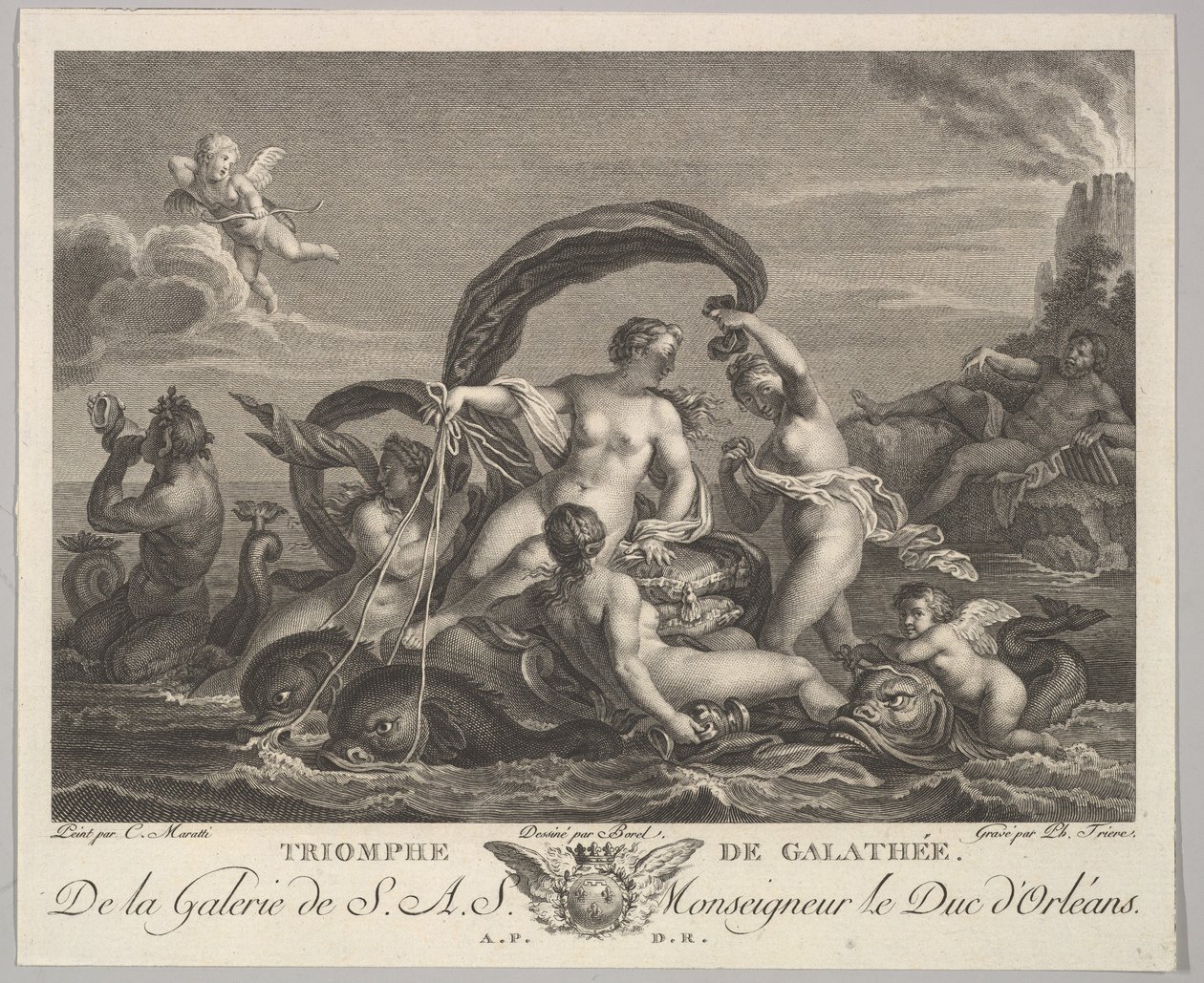 Der Triumph der Galatea von Philippe Triere