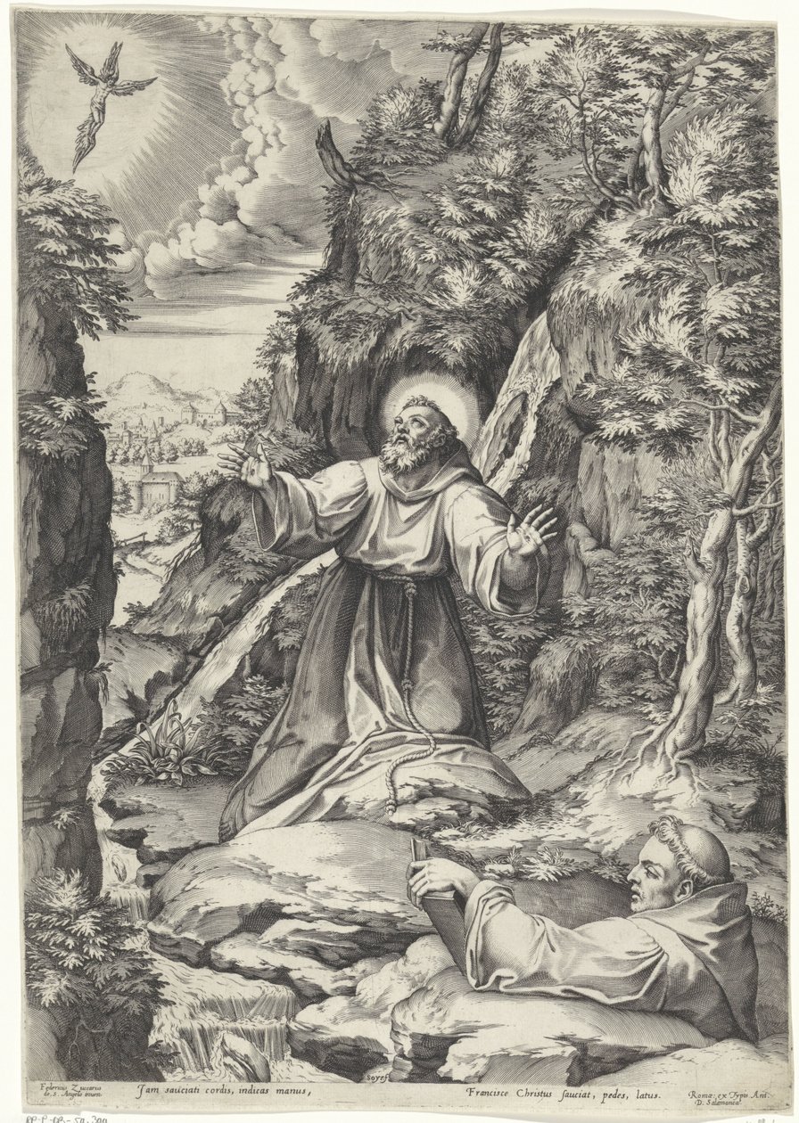 Franziskus von Assisi empfängt die Stigmata von Philippe de Soye