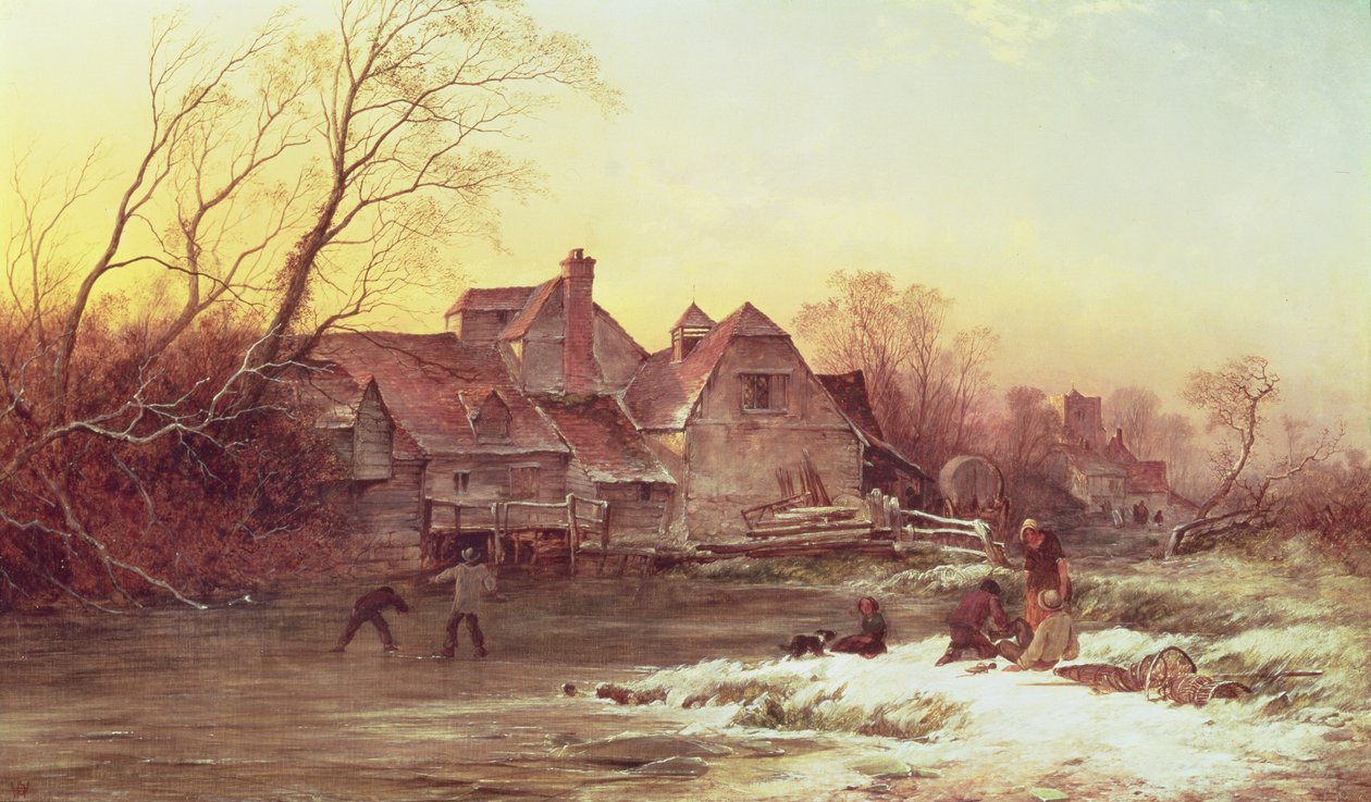 Winterszene von Philips Wouwerman