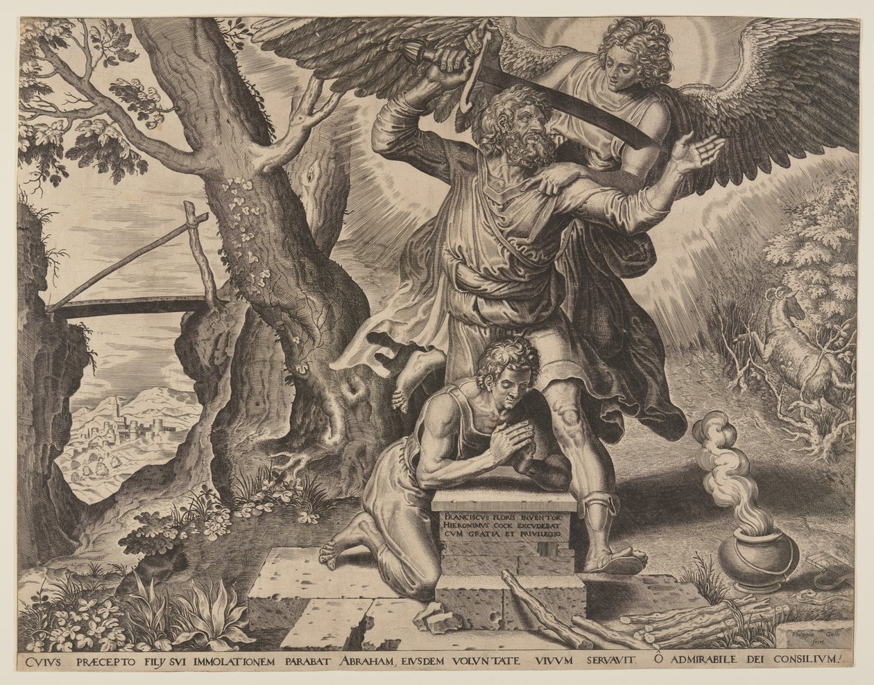 Abrahams Opfer von Philips Galle