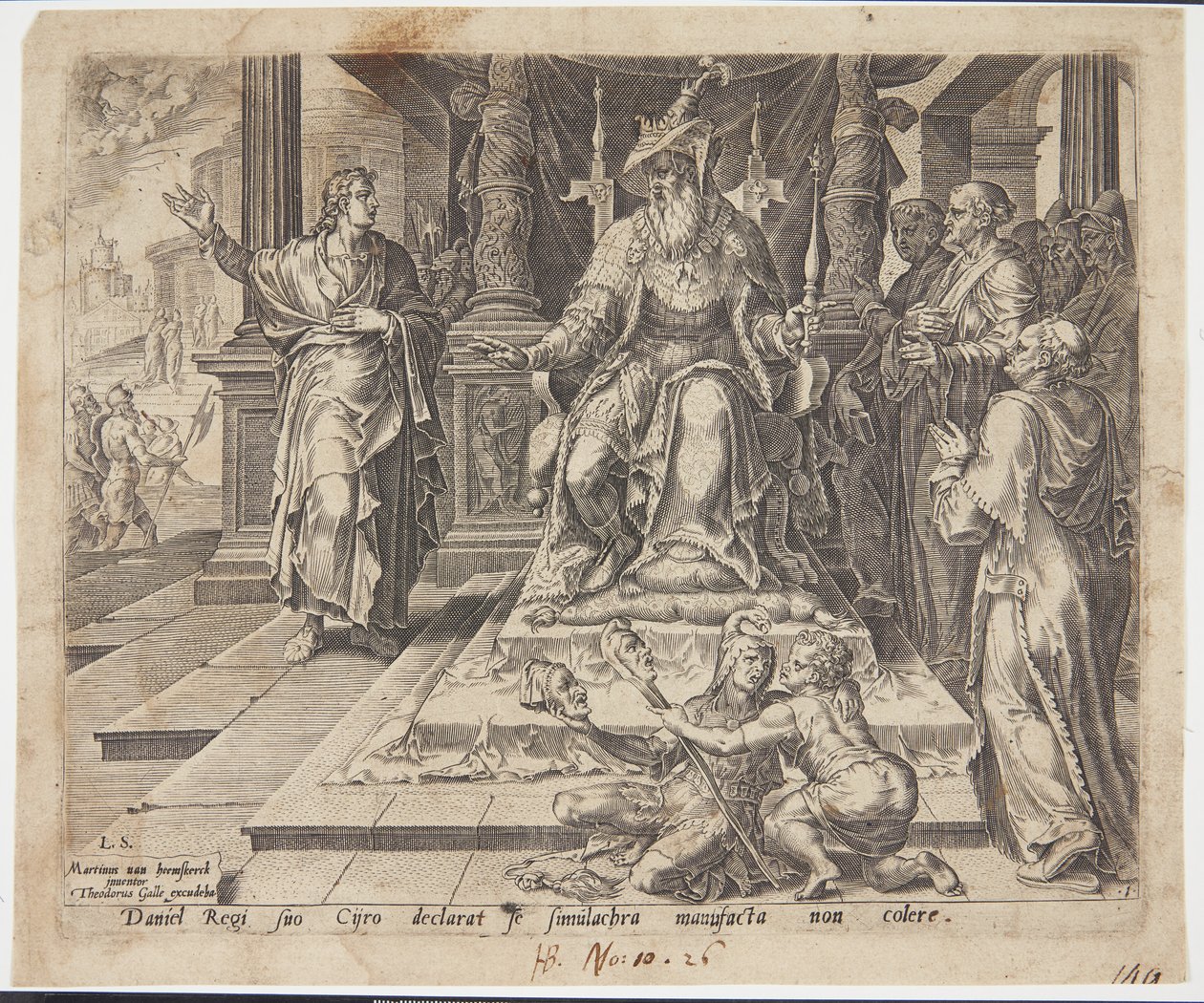 Daniel weigert sich, Bel zu verehren von Philips Galle