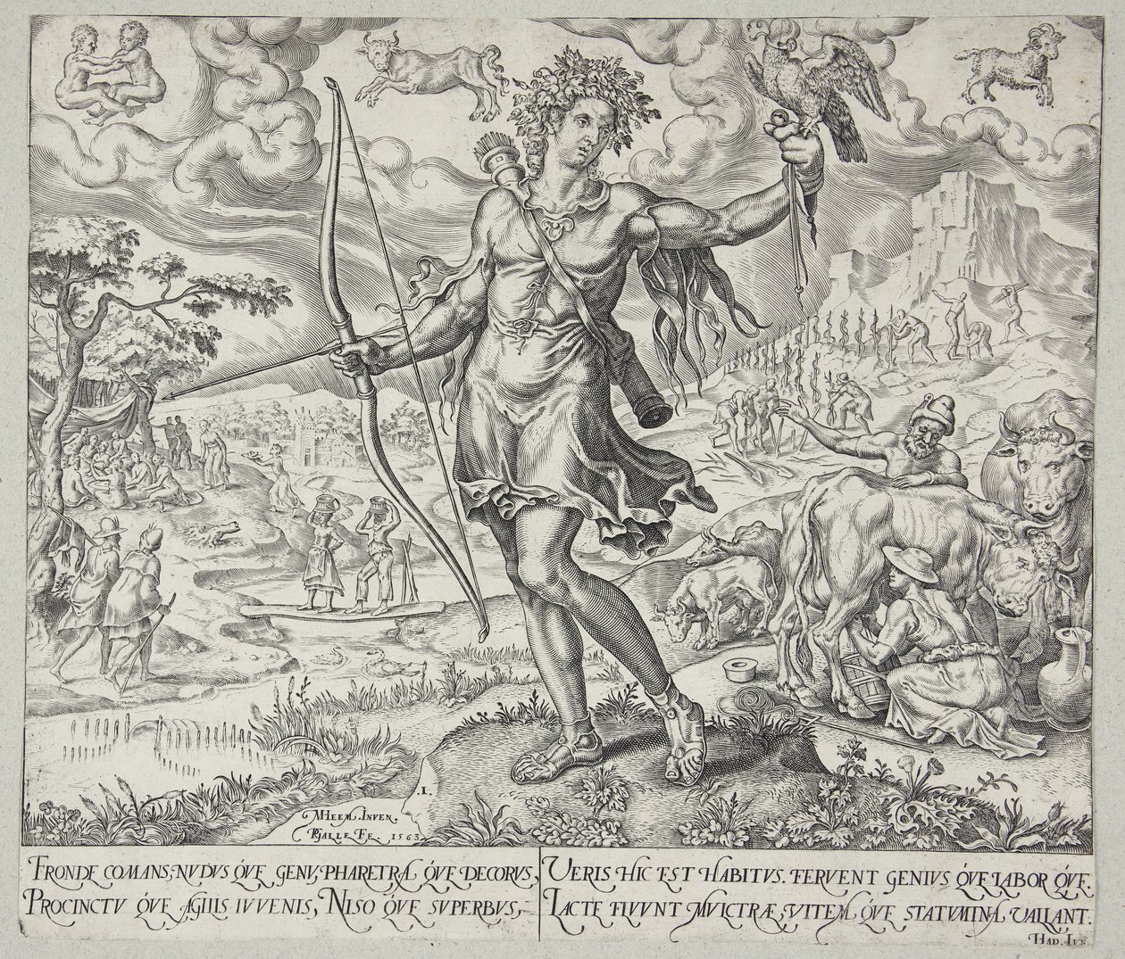 Frühling von Philips Galle