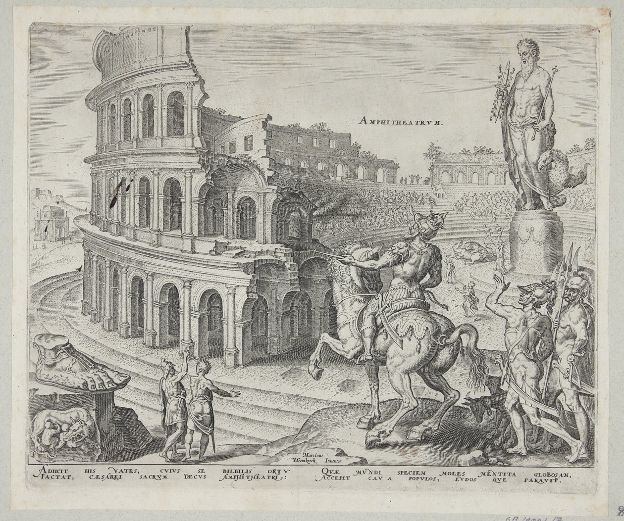 Das Kolosseum in Rom von Philips Galle
