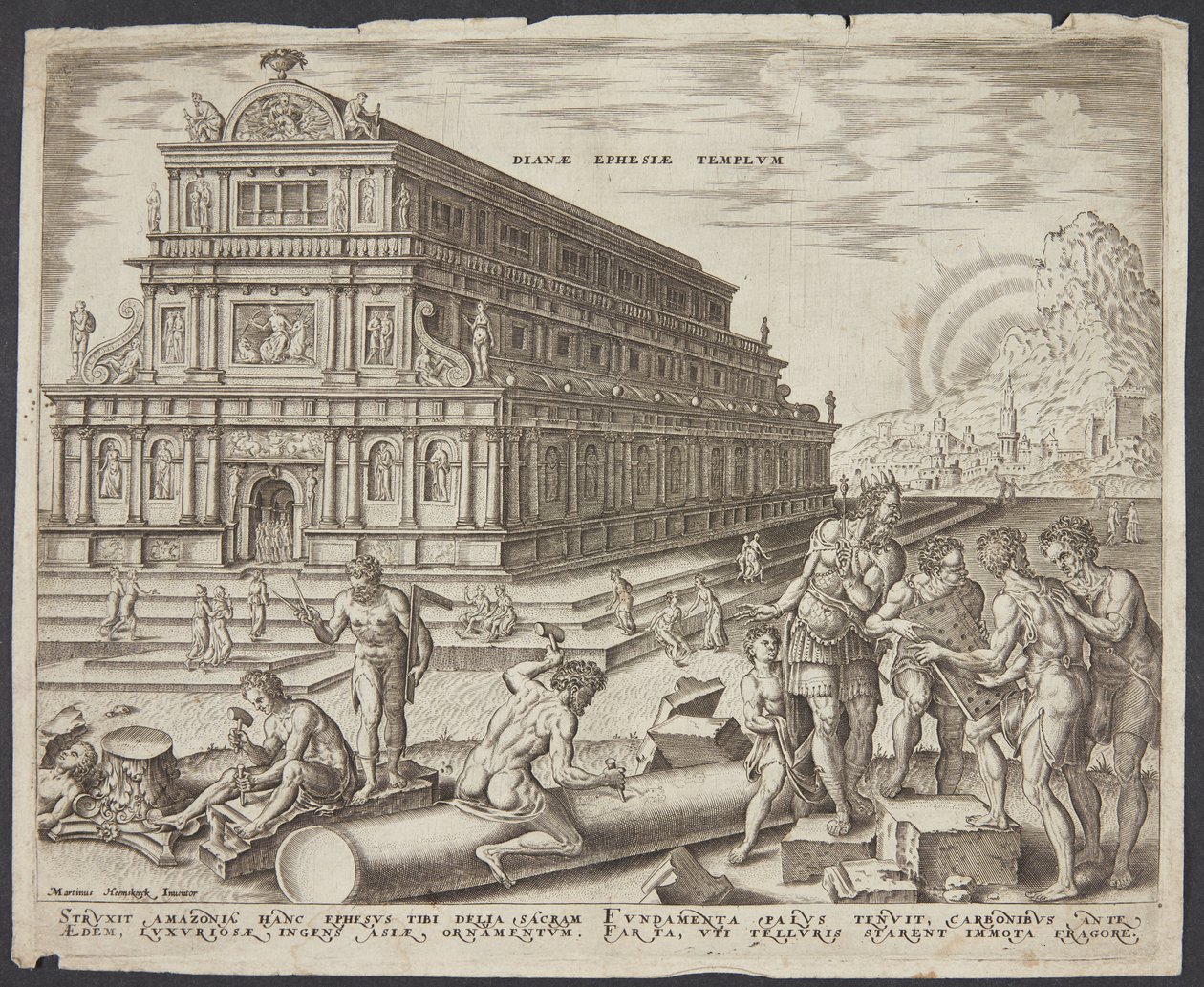 Der Tempel der Diana in Ephesus von Philips Galle