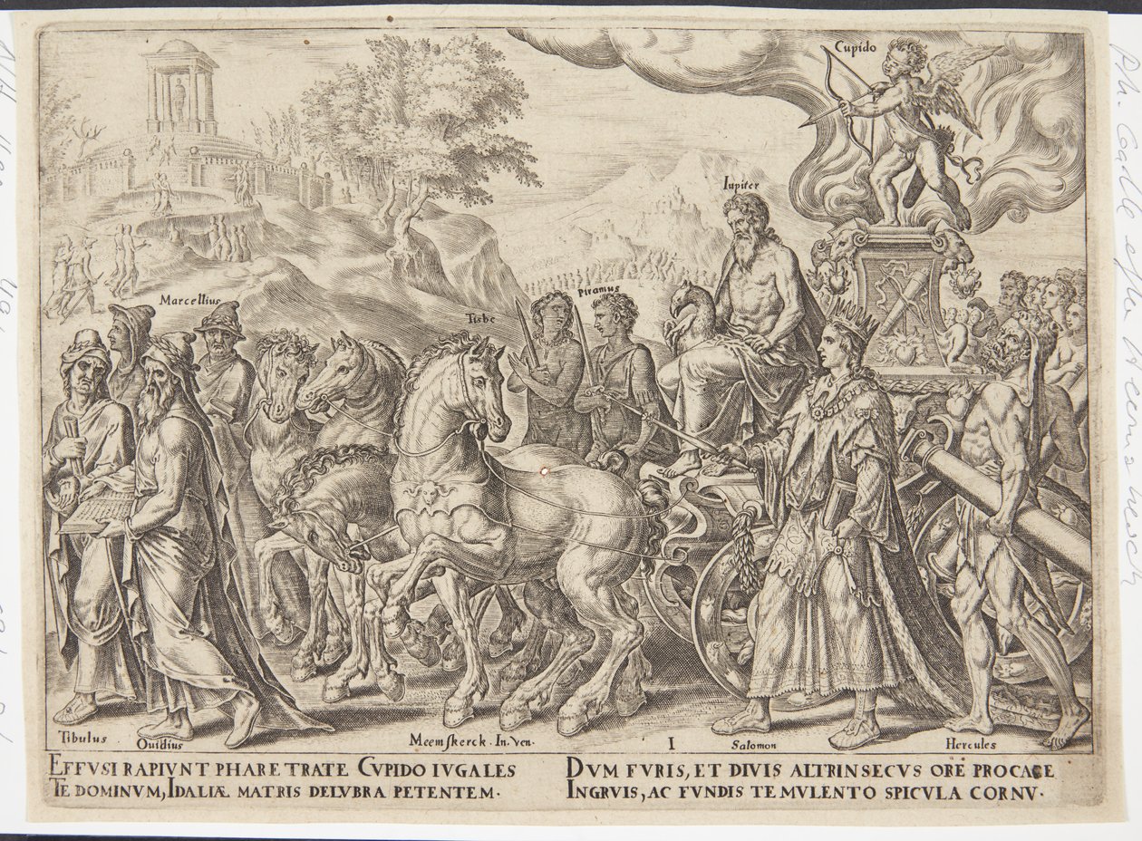 Der Triumph der Liebe von Philips Galle
