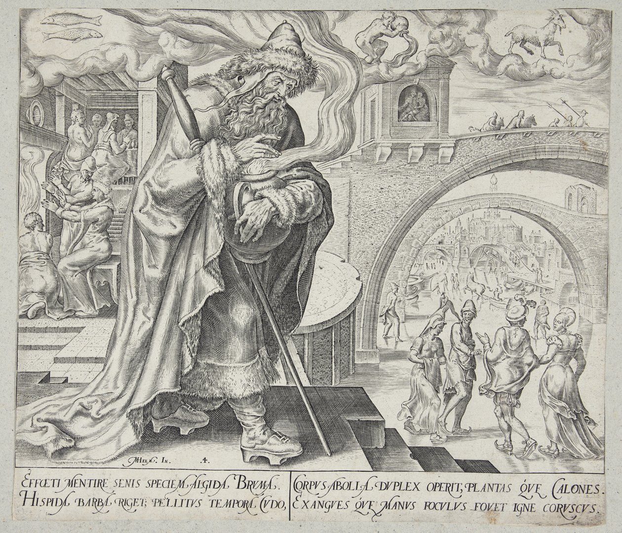 Winter von Philips Galle