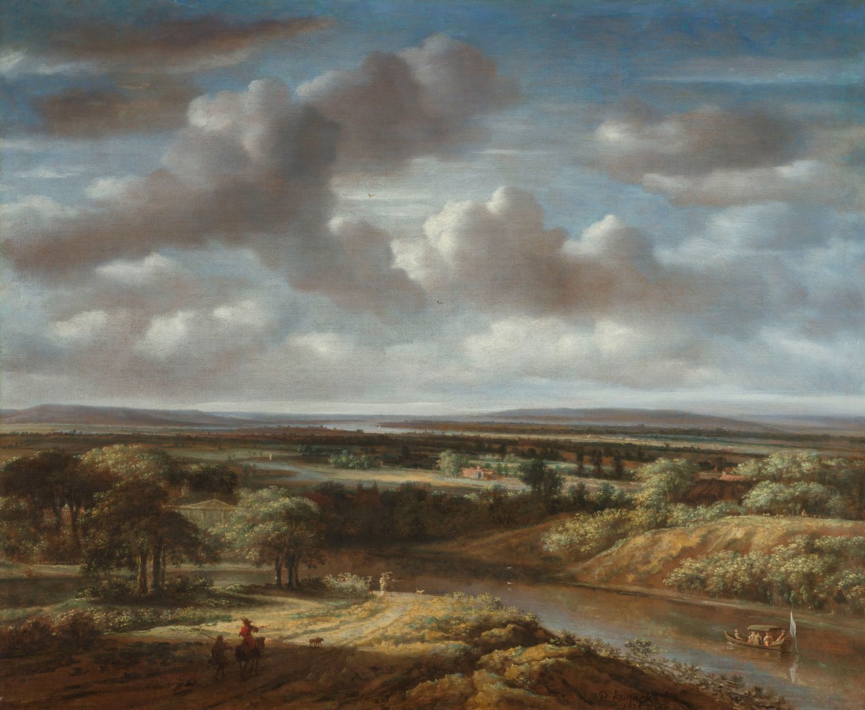 Flusslandschaft von Philips Koninck