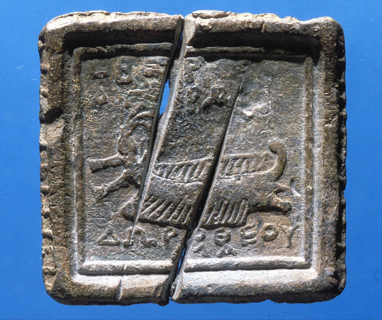 Gewicht, das ein Schiff darstellt (Blei) von Phoenician