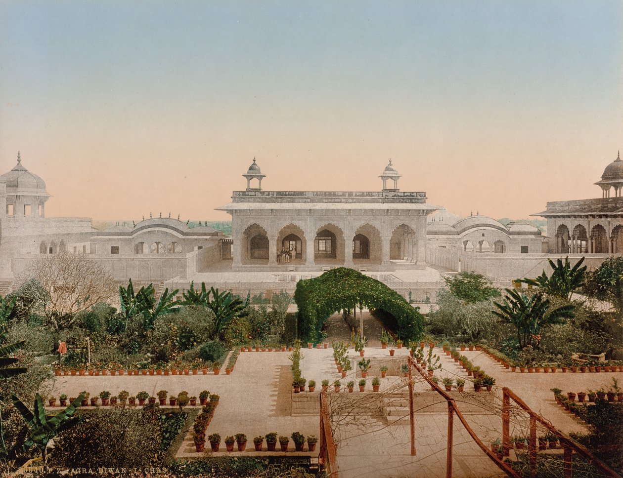 Agra. Diwan-i-Chas von Photoglob Co. (Zurich, active c. 1890 1910)