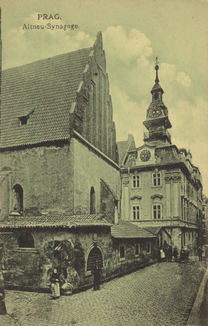 Altneusynagoge, Prag von Photographer Austrian