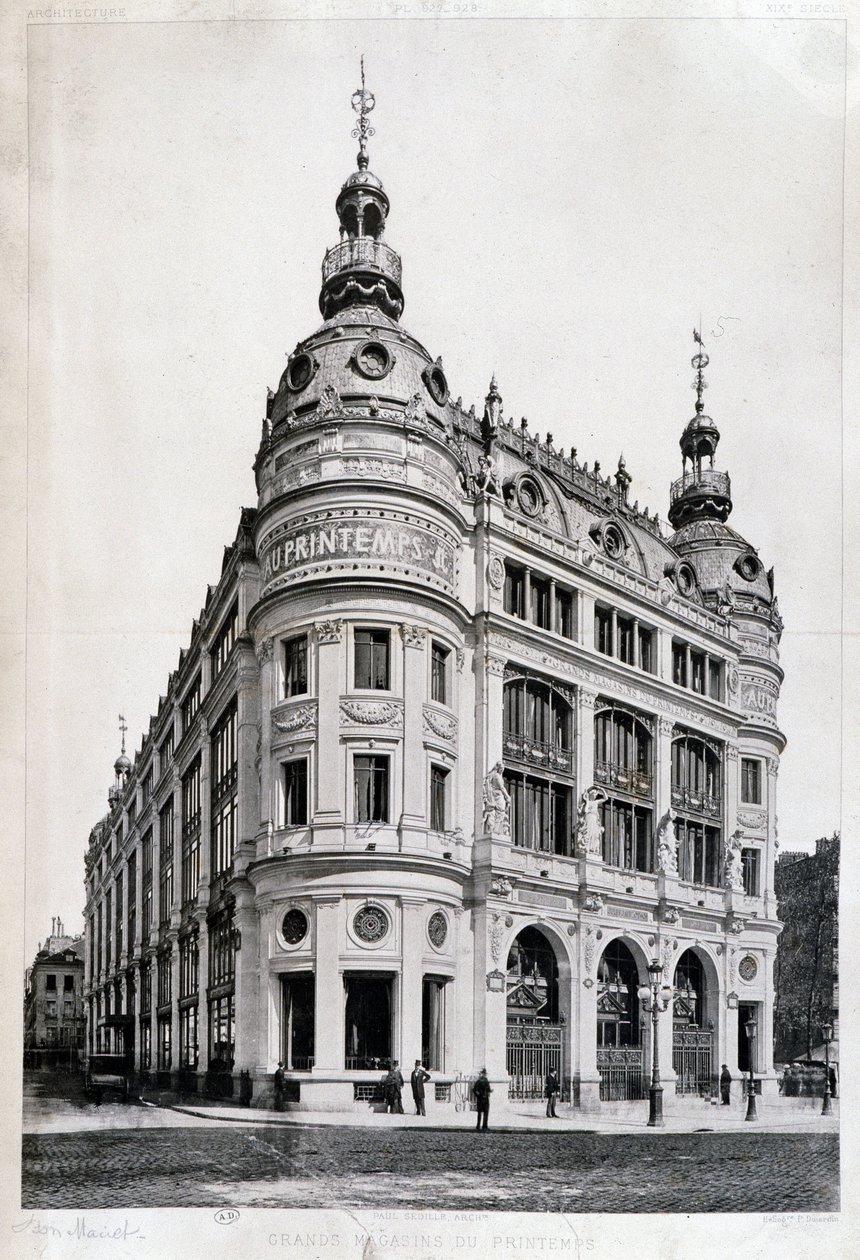 Printemps-Kaufhaus in Paris von Photographer French