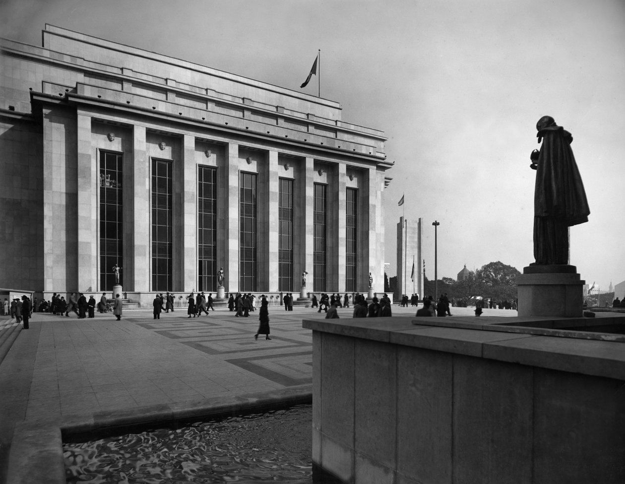 Trocadero-Esplanade in Paris von Photographer French